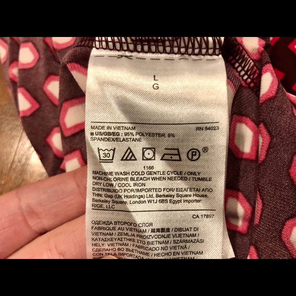 NWOT- Banana Republic patterned dress - Picture 4 of 4